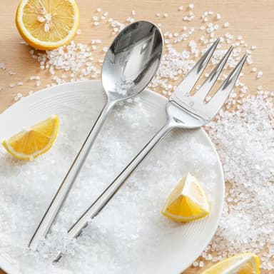 KINGSTONE Silverware Set with Serving Utensils, 65-Piece Forged Flatware Set Cutlery Set Premium Stainless Steel, Service for 12, for Kitchen, Home, Wedding, Party, Mirror Polished and Dishwasher Safe - Image 5