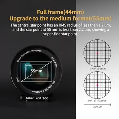 Askar SQA106 Telescope 106mm Aperture F4.8 Quintuplet Air-Spaced SD Glass Petzval Astrograph Refractor OTA, for Deep Sky Astrophotography and Visual Astronomy - Image 5