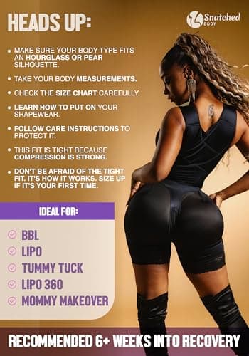 Snatched Body Stage 2 Faja with Bra | Best Body Faja Post-Op & Everyday Shapewear | Fajas Colombianas Moldeadoras Black M - Image 5