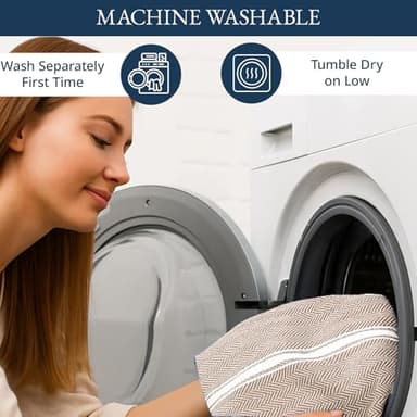 LANE LINEN Kitchen Towels Set - 100% Pure Cotton Dish Towels for Kitchen, Super Absorbent Kitchen Hand Towel, Tea Towels, Soft & Durable Dish Cloths, Pack of 12 – 14”x25”, Beige - Image 6