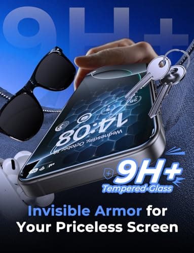 MAGIC JOHN 2 Pack for iPhone 16 Pro Max 6.9 inch Tempered Glass Screen Protector, HD Clear, Bubble Free, Easy Installation, Auto Dust-Elimination - Image 4