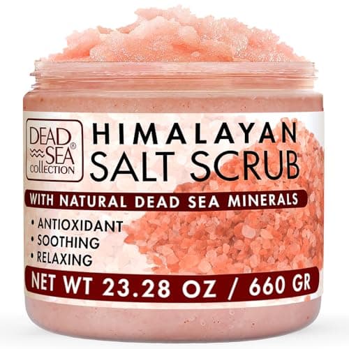 Dead Sea Collection Himalayan Salt Scrub – Exfoliating Body Scrub for Women – Moisturizing and Nourishing Skin – with Pure Oils and Dead Sea Minerals (23.28 Oz) - Image 1