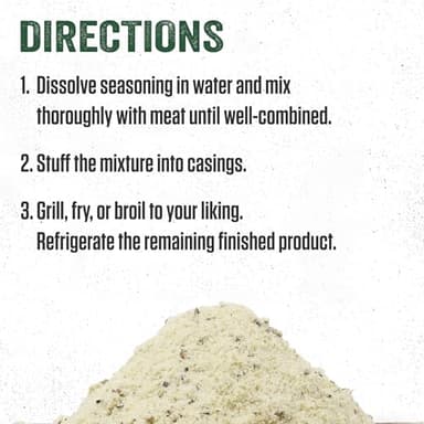 LEM Products Backwoods Sweet Italian Fresh Sausage Seasoning Kit, Ideal for Wild Game and Domestic Meat, Seasons Up to 20 Pounds of Meat, 9.5 Ounce Package - Image 6