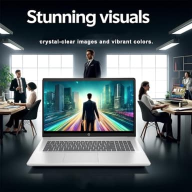 HP 2025 New 17 inch Laptop Computer • 32GB RAM • 1TB SSD • Back to School Limited Edition with Microsoft Office • Intel 13th 8-Cores i3 CPU • 10-Key Number Pad • WOWPC Recovery USB • Window 11 Pro - Image 4