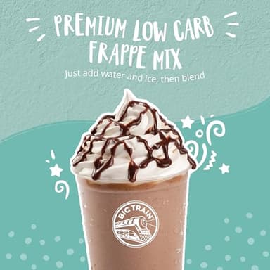 Big Train Low Carb Mocha Blended Ice Coffee Beverage Mix, 1.85 Pound (Pack of 1) - Image 3