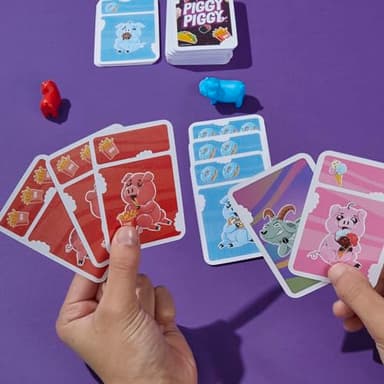 Hasbro Gaming Piggy Piggy Card Game | Family Games for Kids, Teens, and Adults | 2 to 6 Players I 20 Mins. Average | Quick-Playing Travel Games | Fun Summer Activities | Vacation Essentials | Ages 7+ - Image 9