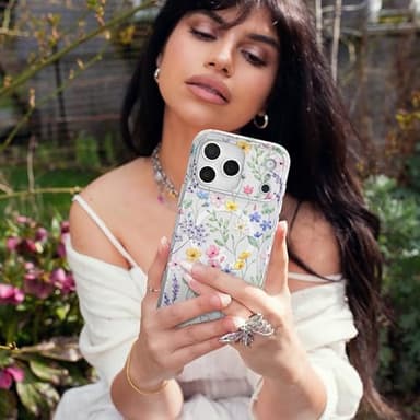 VELVET CAVIAR Case for iPhone 17 Pro Max | Compatible with MagSafe | 10ft Drop Tested | Cute Girly Protective Designer Cases for Women | Enchanted Floral Wildflowers - Image 2