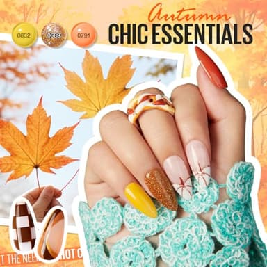 MEFA 42 Colors Gel Nail Polish Kit with U V Light, 59 Pcs All Seasons Collection Colorful Gel Polish Essential Set with 5 Psc Matte/Glossy Base Top Coat, Salon Gifts for Women - Image 3