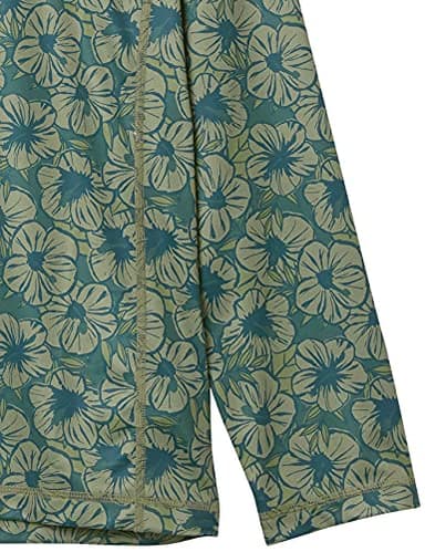 Amazon Essentials Men's Long-Sleeve Quick-Dry UPF 50 Swim Tee, Olive Hibiscus Flower, X-Large - Image 5