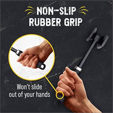 ﻿Checkered Chef Meat Tenderizer Tool - Dishwasher Safe Metal Kitchen Mallet for Tenderizing Chicken, Beef, Pork & Nuts with Non-Slip Grip - Image 5