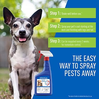 Adams Plus Spot On Flea & Tick Spray for Cats & Dogs - Image 4