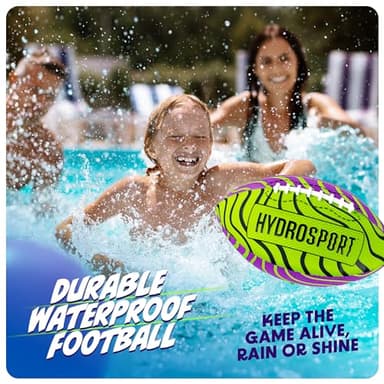 Water Football for Pool, Beach, Lake - Waterproof Pools Toys for Kids Ages 8-12 - Boys Gift - Swimming Balls Sports - Family Games - Teens Boys & Adults Fun - Outdoor Accessories - Birthday Gifts - Image 2