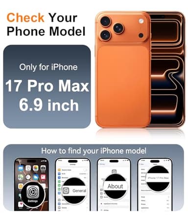 Temdan Designed for iPhone 17 Pro Max Case,[with 360°Rotatable Invisible Magnetic O-Ring Stand][Military Grade Shockproof][Compatible with MagSafe] Anti-Slip Translucent Matte Phone Case 6.9" 2025 - Image 7
