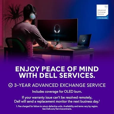 Alienware AW2524HF Gaming Monitor - 24.5-inch (1920x1080) 500Hz (Overclock) 0.5ms Display, Height/Tilt/Swivel/Pivot Adjustability, 3yr Advanced Exchange-Black - Image 14