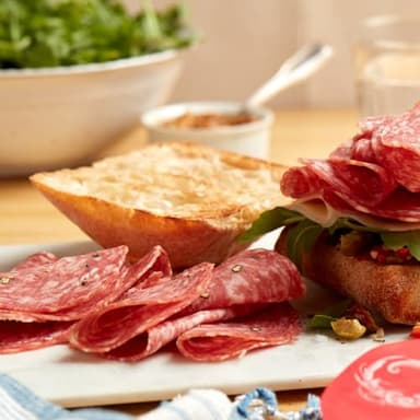 Olli Salumeria, Pre-Sliced Salami, Calabrese - Zesty Cayenne Pepper and Paprika (4oz, 3 Pack) - Image 3