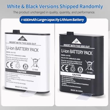 Walkie Talkies Long Range Rechargeable Walkie Talkie for Adults, Baofeng F22 FRS Radio Walky Talky Family Walkie-Talkie with Flashlight 1400 mAh Battery USB Charger for Camping Trip 2Pack - Image 4