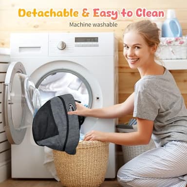 Hook on High Chair for Babies and Toddlers 6-36 Months, Portable and Foldable for Home and Travel, Baby Feeding Chair - Setup in Seconds - Includes Carry Bag (Grey) - Image 6