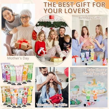 24 Pack Hand Cream Gifts Set For Women, Mini Hand Lotion Travel Size in Bulk for Dry Cracked Hands, Graduation Gifts, End of Year Teacher Appreciation Gifts, Thanksgiving Gifts, Party Favors - Image 7