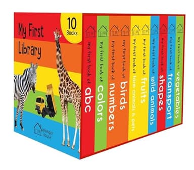 My First Library: Boxset of 10 Board Books for Kids - Image 1