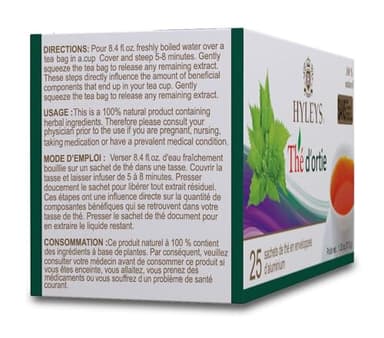 Hyleys Natural Wellness Nettle Leaves with Black Tea - Pure Ceylon Tea Blend - 100% Natural, Sugar-Free, Gluten-Free, Non-GMO - 25 Tea Bags - Image 3