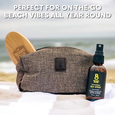 Beard Club Sea Salt Texture Spray for Men & Women - Thickening, Volumizing, Curl-Defining for All Hair Types - Paraben, Sulfate, Alcohol-Free - Image 8