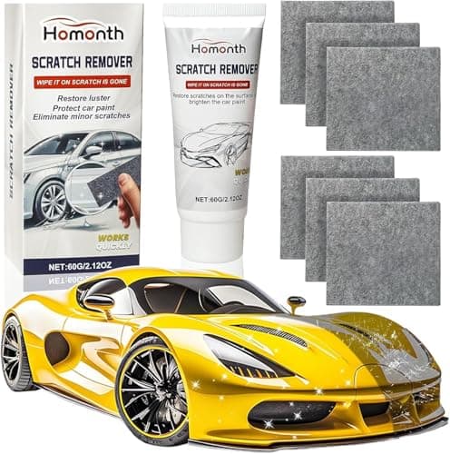 Nano Sparkle Cloth Car Scratch Remover - 2025 Upgrade Scratch Remover for Vehicles, Magic Wipes Cleaning Cloth Car Scratch Repair Paste, Scuff Repair Polishing Wax Kit for Deep Scratch Repair - Image 1