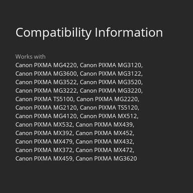 PG-240 XL/CL-241 XL Ink Cartridges Compatible for Canon 240XL 241XL Combo Pack for Canon PIXMA MG3620 MG3600 MG3520 TS5120 MG2120 MX472 MX452 MX512 MX532 Printer (1 Black,1 Color) - Image 3