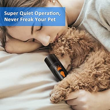 YABIFE Dog Nail Trimmers and Dog Nail Clippers Kit, Whisper Quiet Electric Grinder with Light, for Small, Medium, Large Dogs, Cats Toenail Grooming, 3 Speeds - Image 4