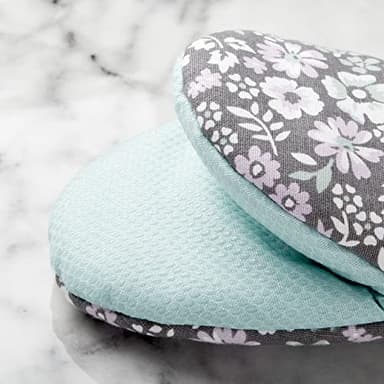 Martha Stewart Printed Mini Oven Mitt Set, 5.5"x8", Ditsy Floral - Image 3