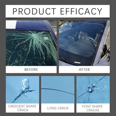 Windshield Crack Repair Kit, 2025 Upgraded Windshield Crack Repair Kit, Suitable for Repairing car Windshield Cracks, Repairing Cracks and Damages（1PC） - Image 6