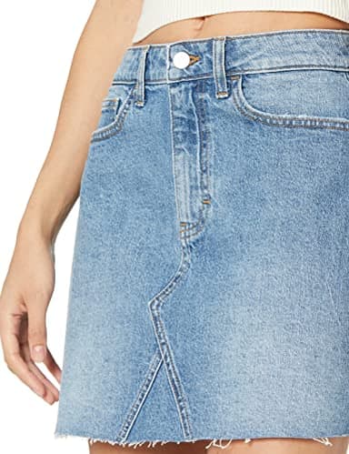 The Drop Women's Arhaan Denim Mini Skirt, Medium Indigo, XL - Image 3