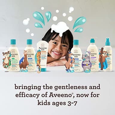 Aveeno Kids Hydrating Detangling Spray with Oat Extract, Quickly & Gently Detangles Kids' Hair, Tear-Free & Suitable for Skin & Scalp, Light Fragrance, Hypoallergenic, 10 fl. oz - Image 6