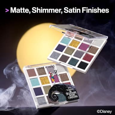 wet n wild Disney Nightmare Before Christmas Limited Edition PR Box - Coffin-Shaped Collector's Set with Eye, Face & Body Makeup, Color-Changing Lip Oils, Tubing Mascara & More - Cruelty-Free - Image 2