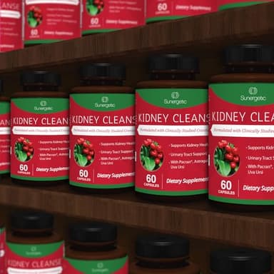 Premium Kidney Cleanse Supplement – Powerful Kidney Support Formula with Cranberry Extract Helps Support Healthy Kidneys & Urinary Tract Support– 60 Vegetarian Capsules - Image 8