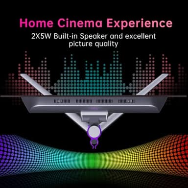 27 Inch OLED Gaming Monitor, QHD 2560 x 1440, 240Hz, 0.03ms, Type-C 65W, Built-in Speakers, G-SYNC & FreeSync, HDMI2.0, DisplayPort1.4, USB-C 3.0, G27P6 - Image 4