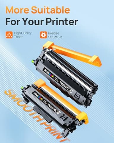 E-Z Ink Compatible Toner Cartridge Replacement for Brother TN830XL TN 830 TN830 Toner Cartridges for HL-L2460DW DCP-L2640DW HL-L2480DW HL-L2400D HL-L2405W MFC-L2820DW Printer (4 Black) - Image 6