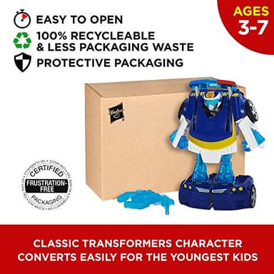 Transformers Playskool Heroes Rescue Bots Energize Chase The Police-Bot Action Figure, Ages 3-7 (Amazon Exclusive) - Image 3
