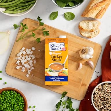 Kitchen Basics Turkey Stock - 32 oz Carton (Pack of 12) The Perfect Base for Your Savory Kitchen Recipes and Stocking Up - Image 3