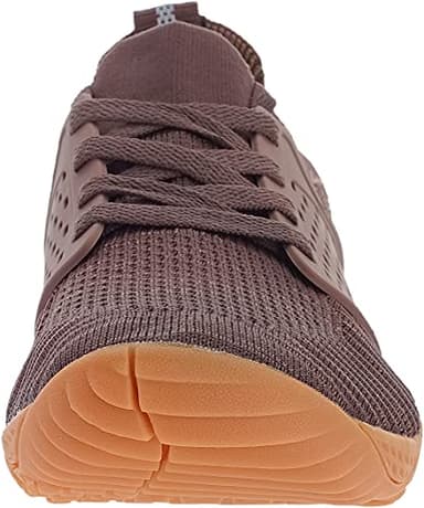 WHITIN Men's Barefoot Running Shoes Wide Width Minimalist Size 11 Gym Workout Fitness Zero Drop Walking Cross Training Lifting Brown Gum 44 - Image 5