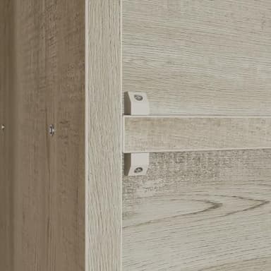 IRONCK Industrial Bookshelves and Bookcases with Doors 11.8 in Depth Floor Standing 5 Shelf Display Storage Shelves Bookcase Home Decor Furniture for Home, Office, Living Room, Bedroom - Image 7