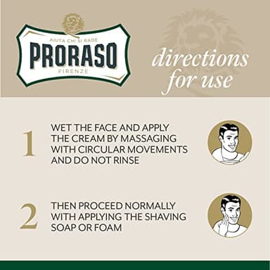 Proraso Pre-Shave Conditioning Cream for Men, Refreshing and Toning with Menthol and Eucalyptus Oil, 3.6 oz - Image 3