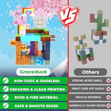 Magnetic Blocks - 150 PCS Build Dark Swordsman's Forest Castle - Magnetic Toys for Montessori Toddler Christmas Birthday Gifts - STEM Sensory Toys for 3 4 5 6 7 8 9 10 Year Old Boys & Girls - Image 7