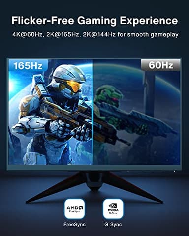 VESA Certified DisplayPort Cable, iVANKY 6.6ft DP Cable 1.2, [4K@60Hz, 2K@165Hz, 2K@144Hz], High Speed Gold-Plated Display Port to Display Port Cable, for Gaming Monitor, Graphics Card, TV, PC, Laptop - Image 5