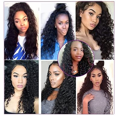 LUXEDIVA 12A Deep Wave Bundles Human Hair 16 18 20 Inchs Human Hair Bundle 100% Unprocessed Brazilian Curly Wet Wavy Texture 3 Bundles Deep Wave Natural Black - Image 8