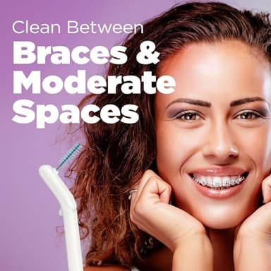 GUM Proxabrush Go-Betweens Refills - Moderate - Compatible with GUM Permanent Handle - Reusable Interdental Brushes - Soft Bristled Dental Picks, 8 Count - Image 5