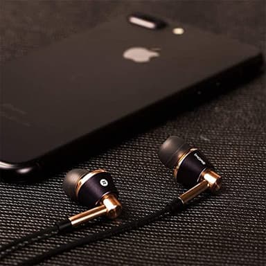 1MORE Triple Driver In-Ear Earphones Hi-Res Headphones with High Resolution, Bass Driven Sound, MEMS Mic, In-Line Remote, High Fidelity for Smartphones/PC/Tablet - Gold - Image 6