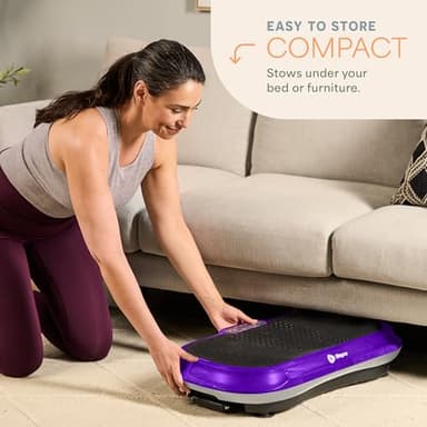 Lifepro Waver Vibration Plate Exercise Machine – High-Intensity Vibration for Muscle Activation, Full-Body Workout Vibrating Platform with Loop Bands, Fitness Equipment for Strength Toning & Fat Loss - Image 7