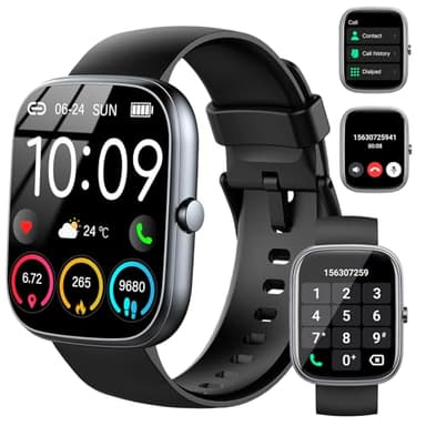 Smart Watch for Men Women, 2025 HD 1.91" Smartwatches (Answer/Make Call), 112+ Sports Modes Fitness Activity Tracker, Calories/Heart Rate/Sleep Monitor, IP68 Waterproof Step Counter for Android iOS - Image 1