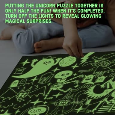 Mudpuppy Haunted Graveyard – 100 Piece Glow in The Dark Jigsaw Puzzle with a Scary Scene of Monsters and Creatures and Hidden Spooky Details in The Dark - Image 3