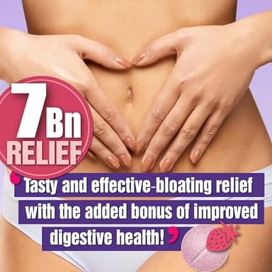 Gas & Bloating Support for Women and Men 7 Billion CFU – Chewable Probiotics & Lactobacillus Reuteri, Daily Digestive Enzymes for Occasional Bloating, Gut Comfort & Digestive Health - Image 5